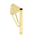 Stor vintage badrum med terrakottafärgat tvättställsskåp, bordstående handfat, ovalt spegel med mässingskant, ljusrosa och grå plattor ger ett romantiskt, feminint utseende