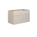 Ljust och läckert badrum med duschhörna och bänkskiva i sten