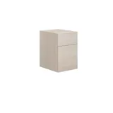 Ljust och läckert badrum med duschhörna och bänkskiva i sten