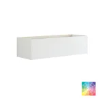 Stor badrumsinspiration i nordisk stil med badrumsmöbler i ljusblå färg och träbänkskiva med elegant fristående handfat, fiskbensgolv i trä som skapar en ljus och klassisk stil