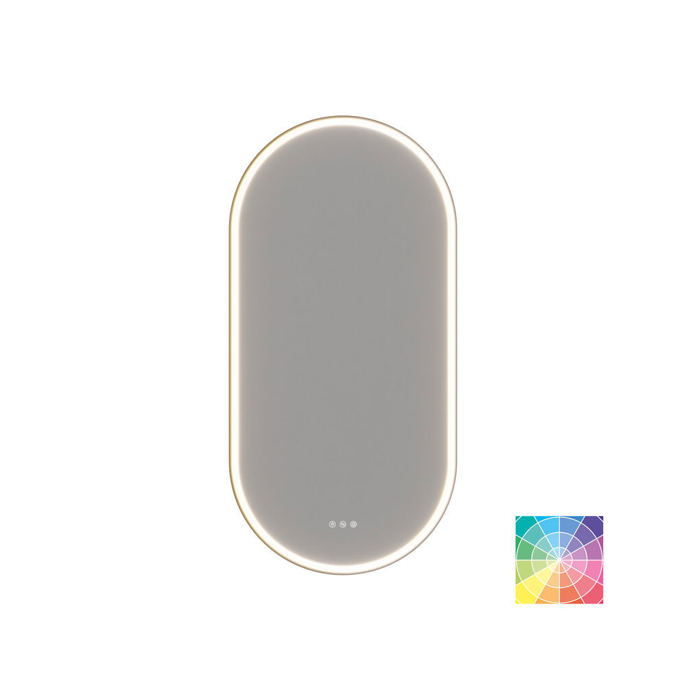 Stor badrumsinspiration med vita möbler med räfflor, eleganta bänkskivor och fristående handfat, ovala speglar med ljus, synliga bjälkar och mönstrade kakel skapar ett vintage och stilfullt uttryck