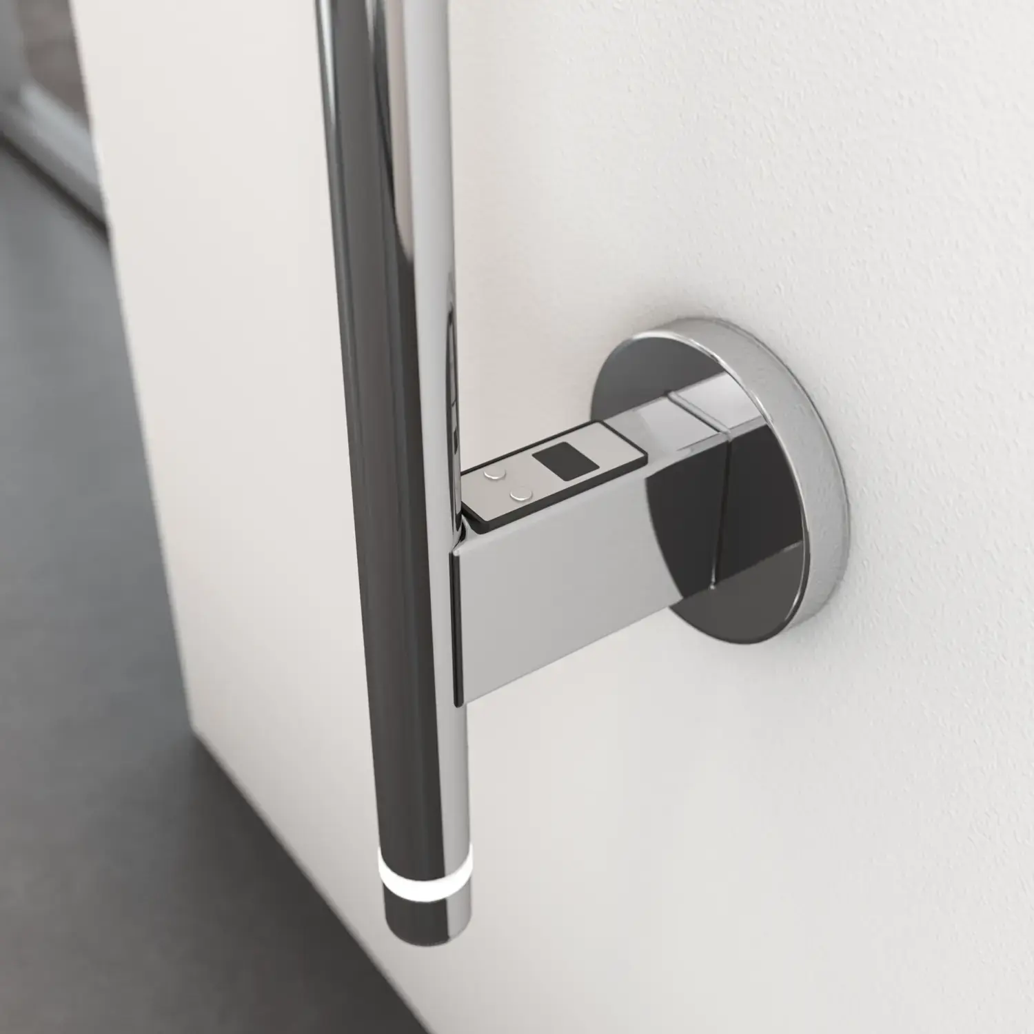 Badrumsinspiration med elektrisk handdukstork som gör dina handdukar härligt varma och gör upplevelsen i badrummet exklusiv.