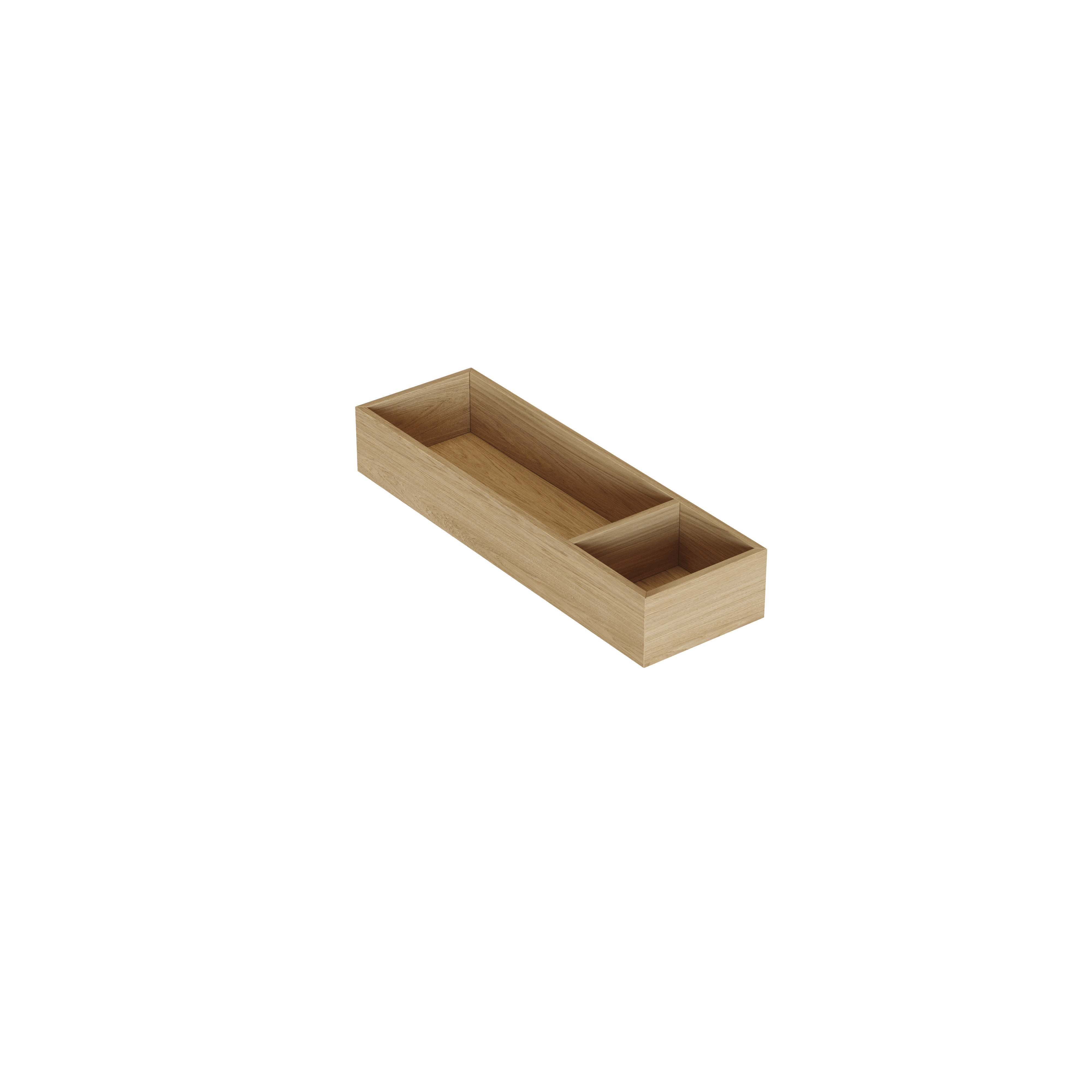 Stor badrumsinspiration med tvättställsskåp och trälameller i brun ek, fristående badkar, och fyrkantiga speglar med ljus, elegant dubbeltvättställ ger ett modernt och symmetriskt utseende